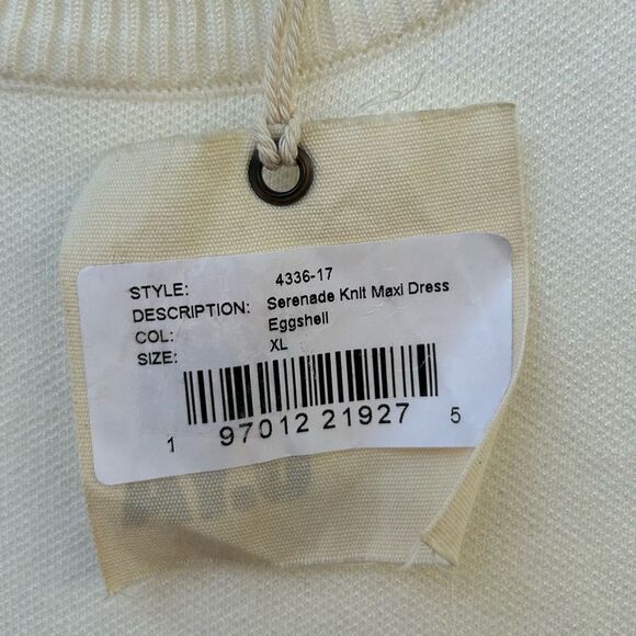 SER.O.YA Serenade Knit Maxi Dress in Eggshell XL NWT - Picture 7 of 9